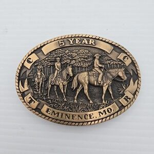 VINTAGE AWARD DESIGN MEDALS 5 YEAR EMINENCE MO. BELT BUCKLE
